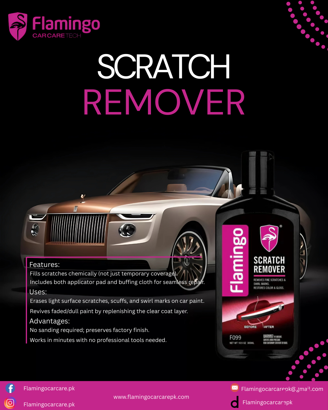 FLAMINGO SCRATCH REMOVER