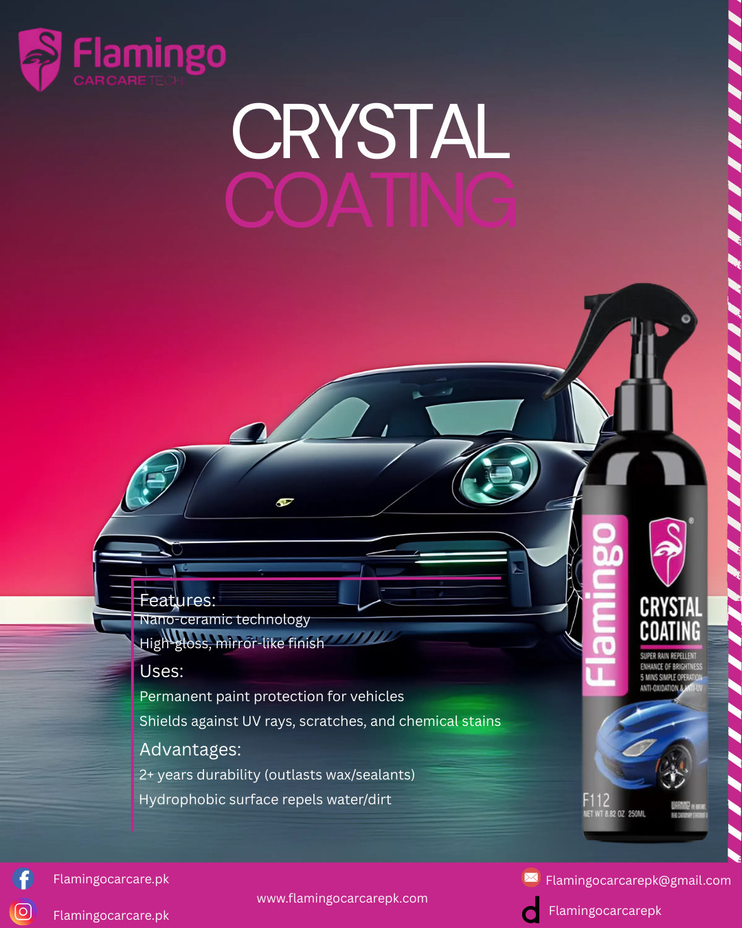 FLAMINGO CRYSTAL COATING