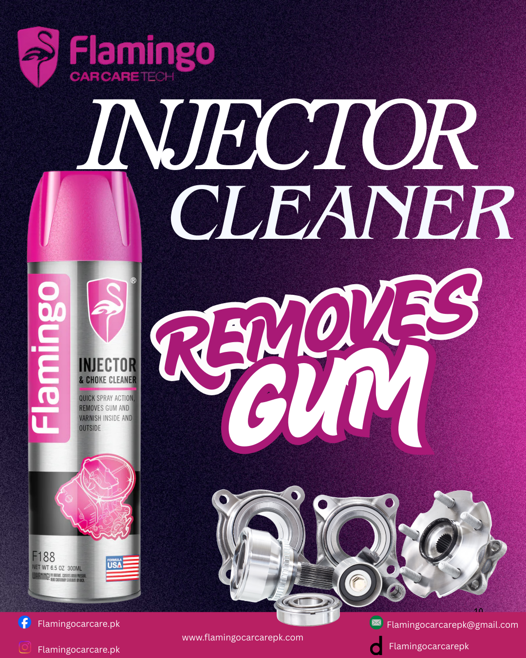 FLAMINGO INJECTOR CLEANER 300ML