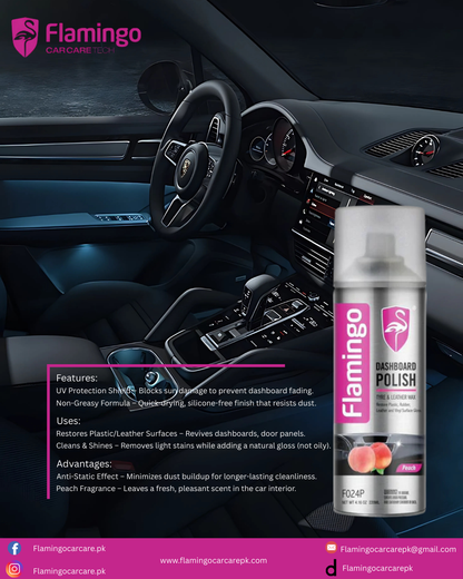 FLAMINGO DASHBOARD POLISH 220ML PEACH