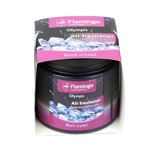 Flamingo Car Care Olympic Air Freshener Black Crystal