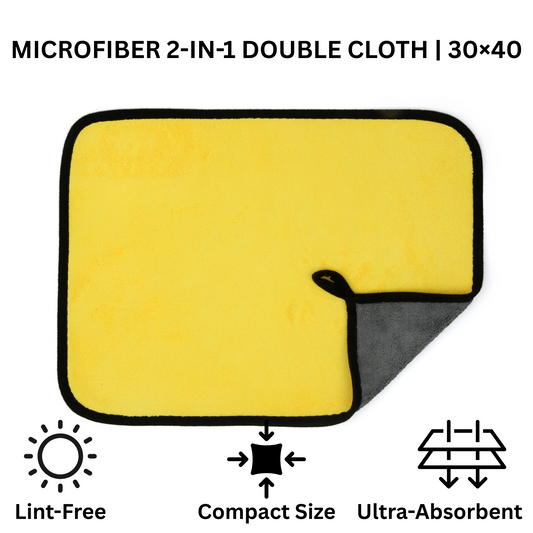 1 PC MICRO FIBER 2 IN 1 DOUBLE CLOTH