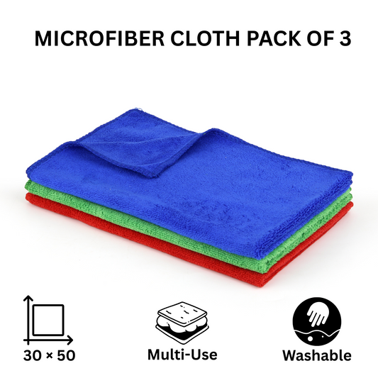 MICROFIBER CLOTH PACK OF 3