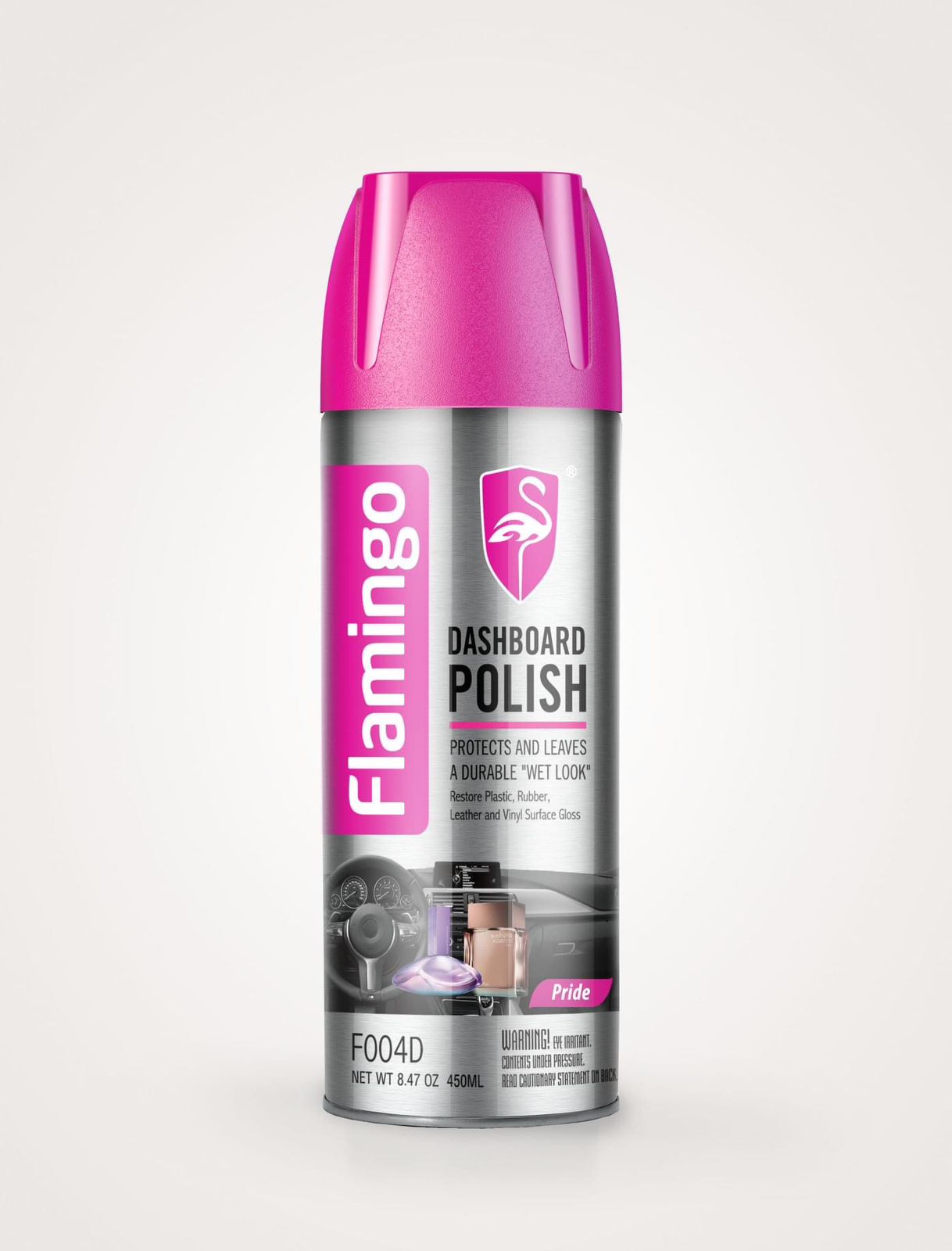 FLAMINGO DASHBOARD POLISH 450ML PRIDE