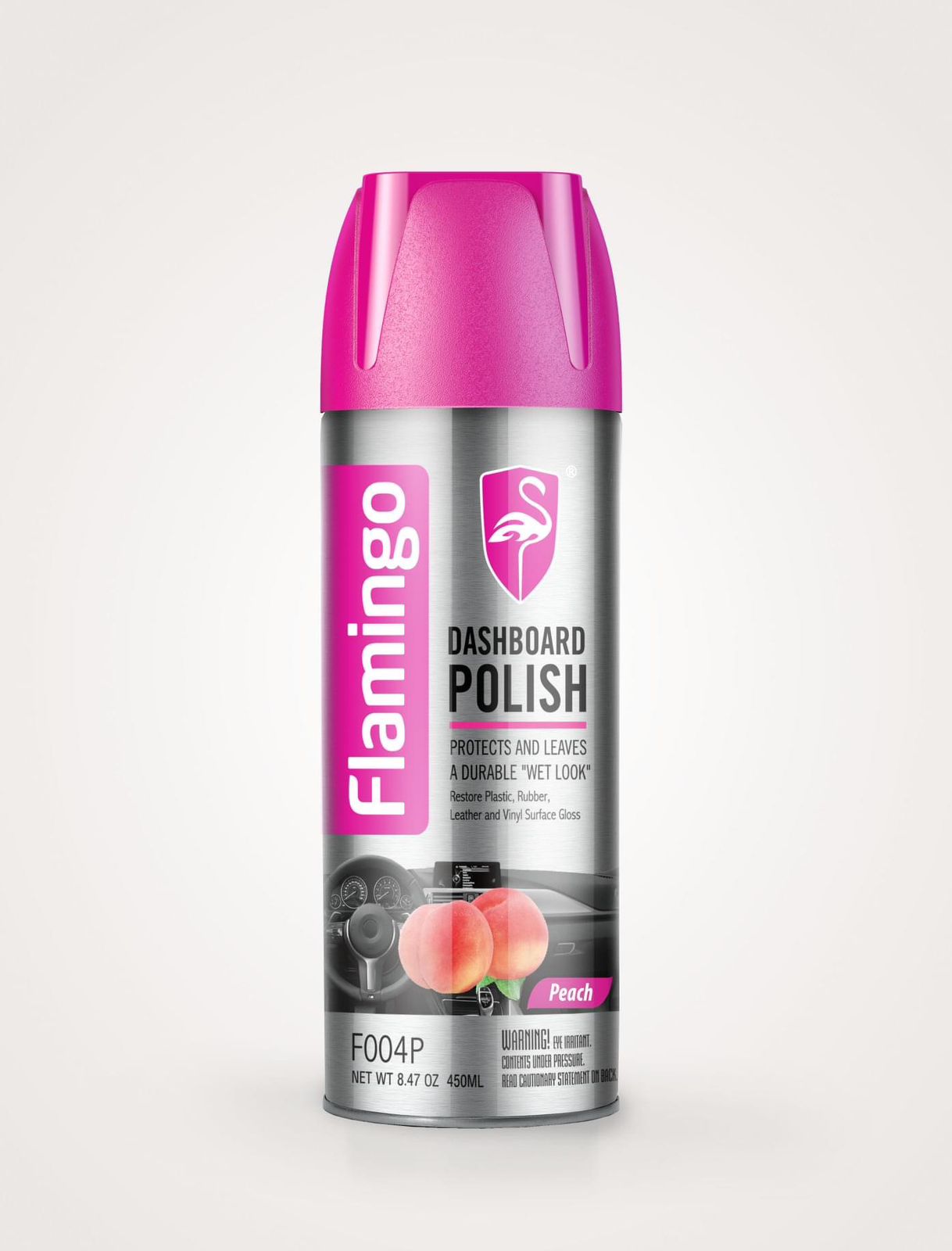 FLAMINGO DASHBOARD POLISH 450ML PEACH