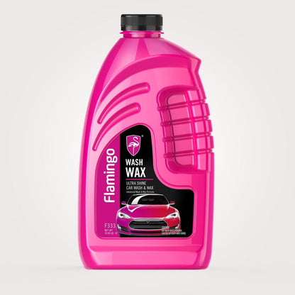 FLAMINGO CAR WASH & WAX SHAMPOO 2 LTR